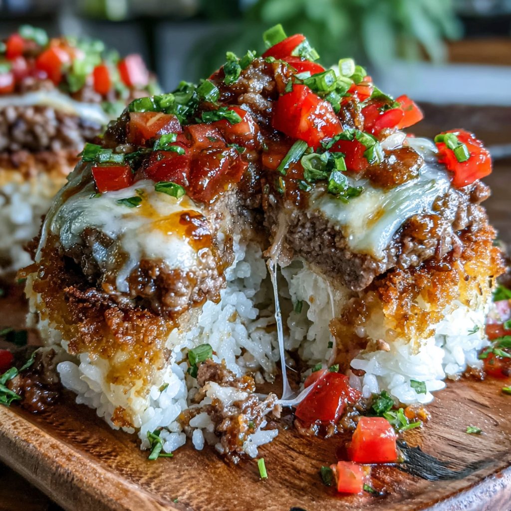Cheesy Hamburger Meat and Rice