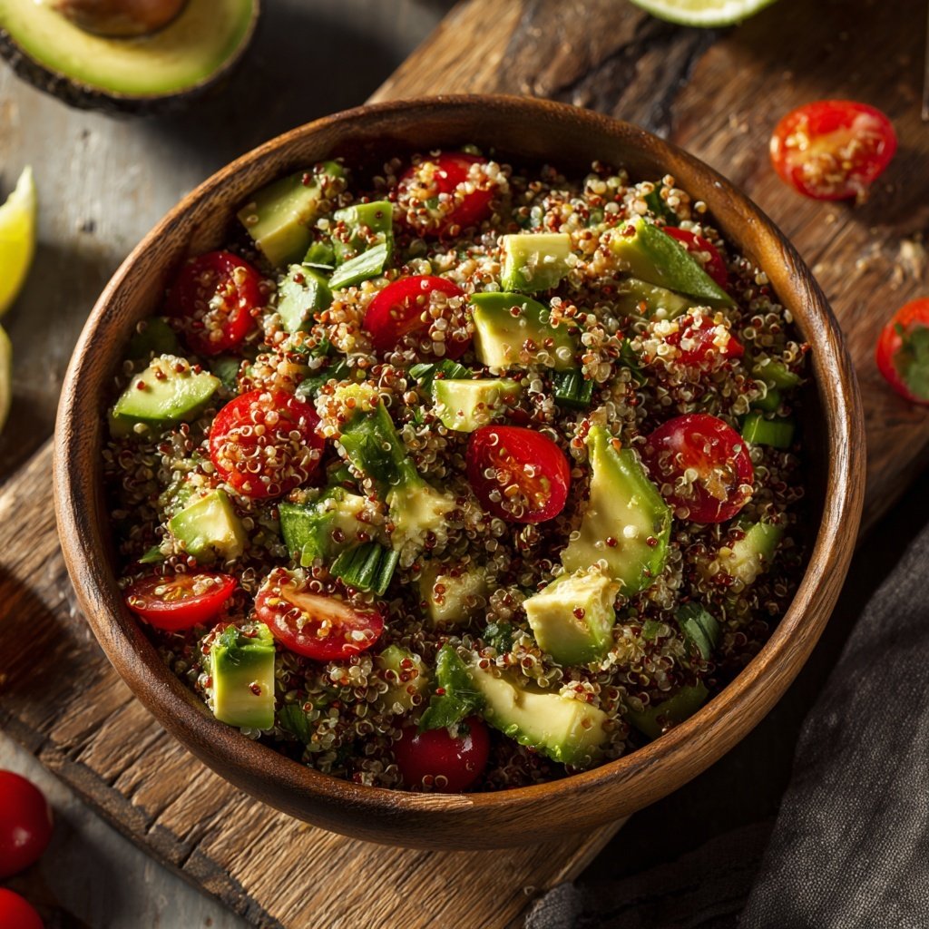 Healthy Avocado Quinoa Salad