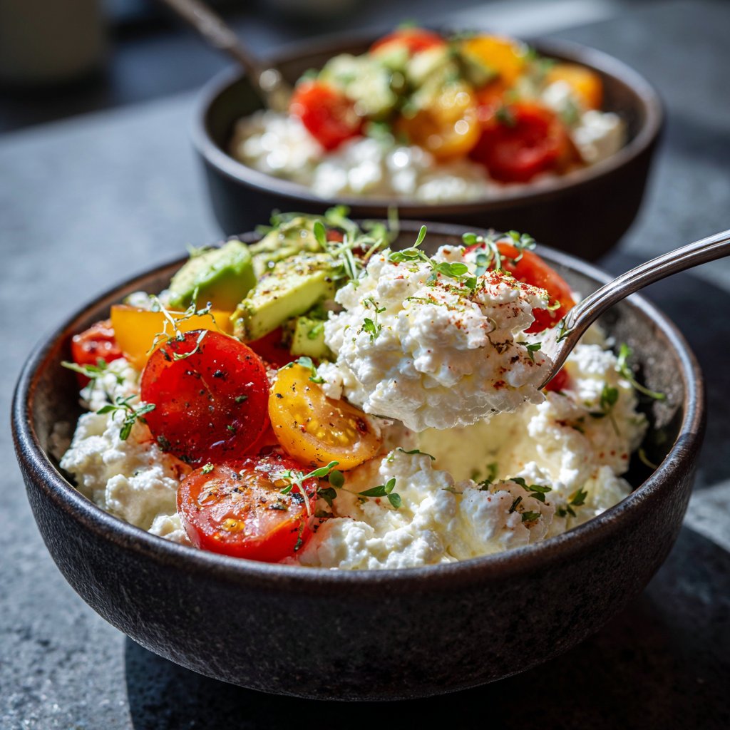 Savory Cottage Cheese Breakfast Bowls
