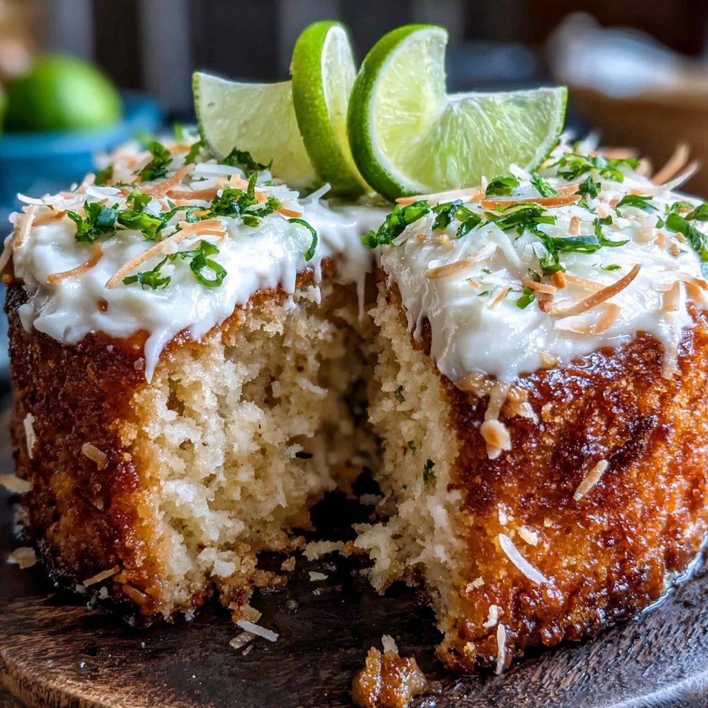 Delicious Coconut Lime Cake